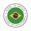 Made in Brazil flag icon. 343326 Vector Art at Vecteezy