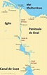 Canal Do Suez Mapa | Mapa