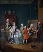 Erbprinz Friedrich I I mit seiner Familie Hereditary Prince Friedrich I ...