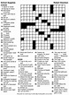 free printable crossword puzzles easy for adults my board free - pin on ...