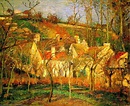 Los tejados rojos - Camille Pissarro | Wikioo.org – La Enciclopedia de ...