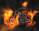 Ghost Rider In Bike, HD Superheroes, 4k Wallpapers, Images, Backgrounds ...