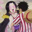 One Piece Boa Hancock & Luffy ♡ | Dibujos, Dibujos bonitos, Arte anime ...