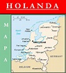 Mapa de Holanda
