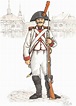 Soldado español en 1808. Dibujo de Pablo Martín | Guerre napoleoniche ...