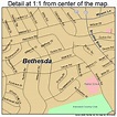 Bethesda Maryland Street Map 2407125