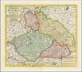 Nuova Carta del Regno di Boemia, Ducato Di Slesia, Marchesato Di ...