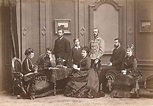 Members of the House of Saxe-Coburg-Gotha and their spouses, circa 1875 ...