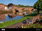 Bewdley Bridge & The River Severn, Bewdley, Worcestershire, England ...