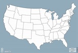 United States (USA) free map, free blank map, free outline map, free ...