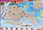 City sightseeing Venice map - Venice italy sightseeing map (Italy)
