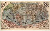2 Reproducciones Mapas antiguos Siglo XVI - MISCELANEA DELICATESSEN