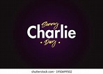 Sorry Charlie Day Vector Background Design Stock Vector (Royalty Free ...