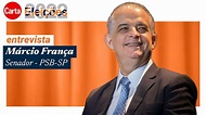 MÁRCIO FRANÇA (Senador - PSB-SP) AO VIVO | Eleições 2022 - YouTube