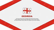 Plantilla de diseño de fondo abstracto de la bandera de georgia bandera ...