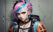 1920x1200 Fearless Punk Girl 1080P Resolution HD 4k Wallpapers, Images ...