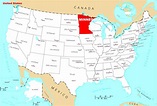 Minnesota Usa Map