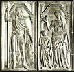 Diptychon, das Stilicho (c.365-408), Serena und Eucharius darstellt