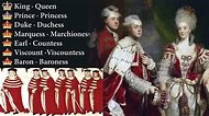 Royalty 101: British Titles of Royalty & Nobility - YouTube