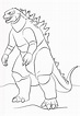 Godzilla Imprimible para colorear, imprimir e dibujar – Dibujos ...