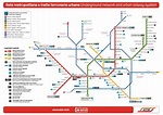 [Infografía] Plano del Metro de Milán / Milan subway