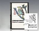 Book of Longing Leonard Cohen Signed to Robert Stone and His Wife