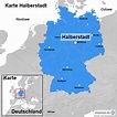 StepMap - Karte Halberstadt - Landkarte für Deutschland