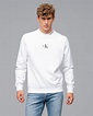 Sudadera de hombre regular blanca · Calvin Klein Jeans · El Corte Inglés