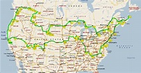 Road Map Of Usa And Canada ~ AFP CV