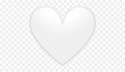 White Heart Emoji Png - pic-zit
