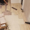 超耐磨木地板 地板屋 裝潢案例 木地板價格 施工 不藏私分享 : 防水SPC地板(卡扣式直鋪施工)-實作案例