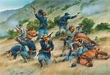 Lieutenant Theller’s last stand, June 17, 1877 | Civil war art ...