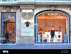 BARCELONA, SPAIN - FEBRUARY 5: Hermes flagship store in Paseo de Gracia, Barcelona on February 5 ...