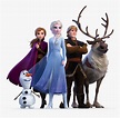 Frozen 2 Clipart Png - Elsa Anna Kristoff Olaf & Sven Frozen 2 ...