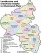 Map of Rhineland-Palatinate 2008 | Rhineland palatinate, Rhineland, Map