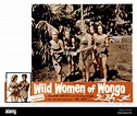 WILD WOMEN OF WONGO, Jean Hawkshaw (center, in leopard skin), 1958 ...