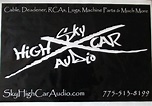 Sky high Banner - Sky High Car Audio