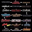 Lista 96+ Foto Avengers Logos De Superheroes De Marvel Actualizar