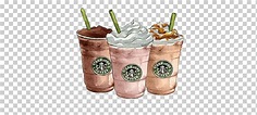 قهوة Latte Milkshake Starbucks ، كارتون ستاربكس Frappuccino, شخصية ...