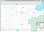 Roseau County, MN Wall Map Premium Style by MarketMAPS - MapSales