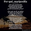 Poema Por qué, mariposilla de Mariano José De Larra - Análisis del poema
