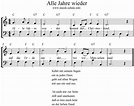 Alle Jahre wieder - Klavier