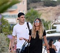 Alvaro Morata takes a break in Ibiza with his girlfriend | Daily Mail ...