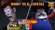 Woody Vs El Capataz Oloroso Pete | Toy Story 2 Comparación de doblaje ...