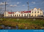Chudovo railway station editorial stock image. Image of russia - 259919629