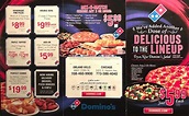 Domino's Carry Out Menu Chicago (Scanned Menu With Prices)