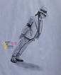 How To Draw Michael Jackson Doing The Moonwalk Step By Step