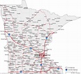 Map of Minnesota Cities - Minnesota Road Map