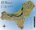 Espagne : Îles Canaries : Carte d'El Hierro