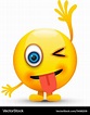 Hand up emoji character Royalty Free Vector Image